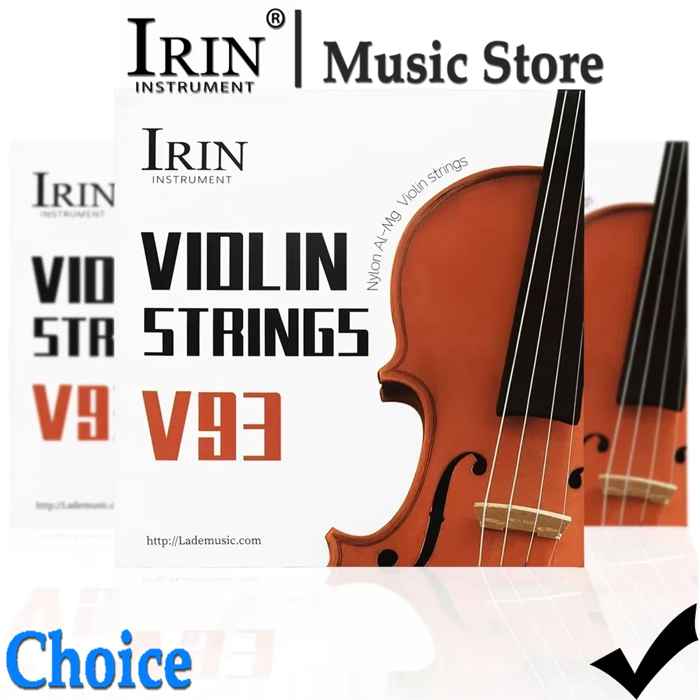 IRIN V93 Violin Strings Stainless Steel Copper Alloy Nylon String Beginner Professional Practice Strings Violin Accessories