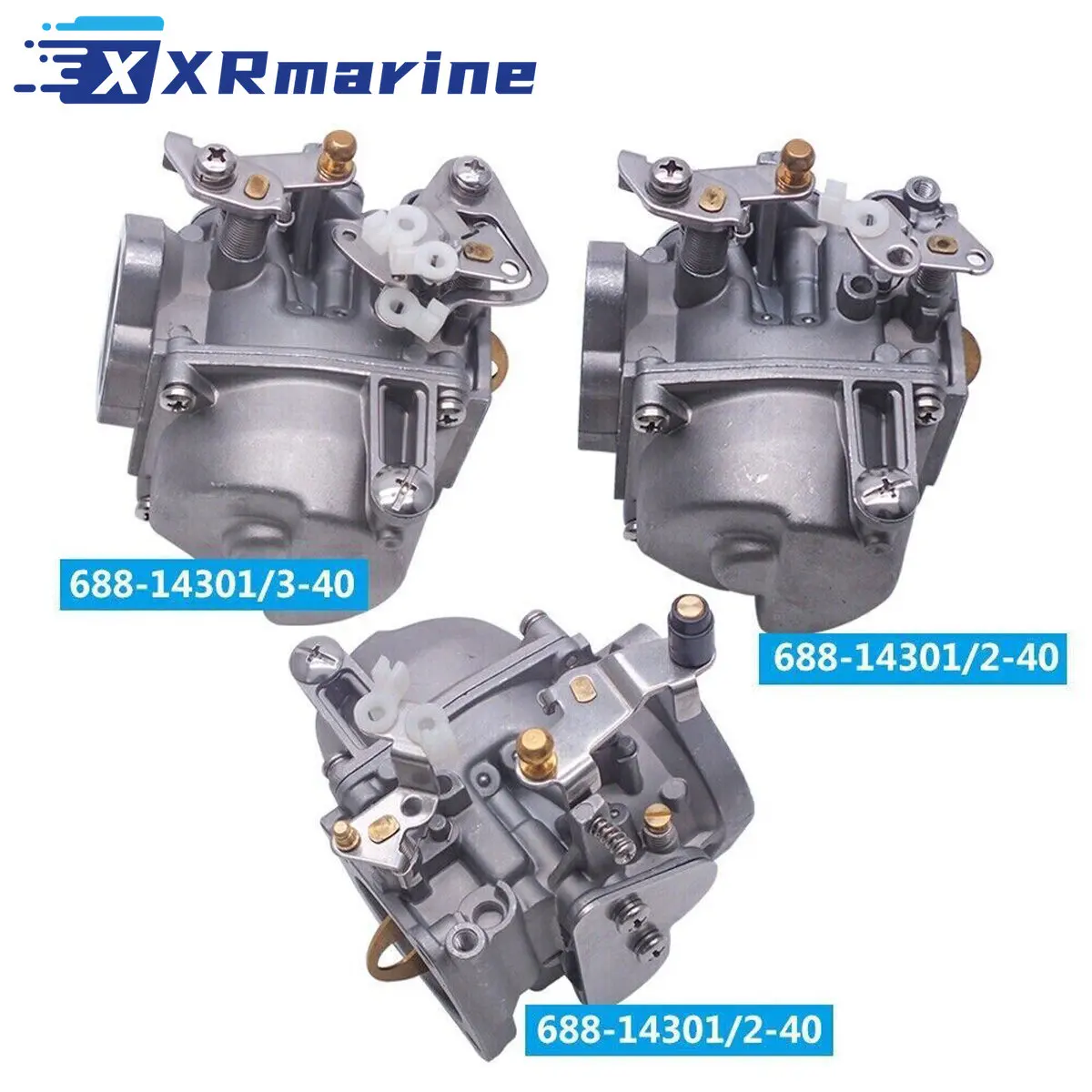 Carburetor Kit 688-14301 For Yamaha 2 Str 85HP 90HP Outboard 688-14301-40 688-14302-40 688-14303-40 688-14301-42 688-14302-42