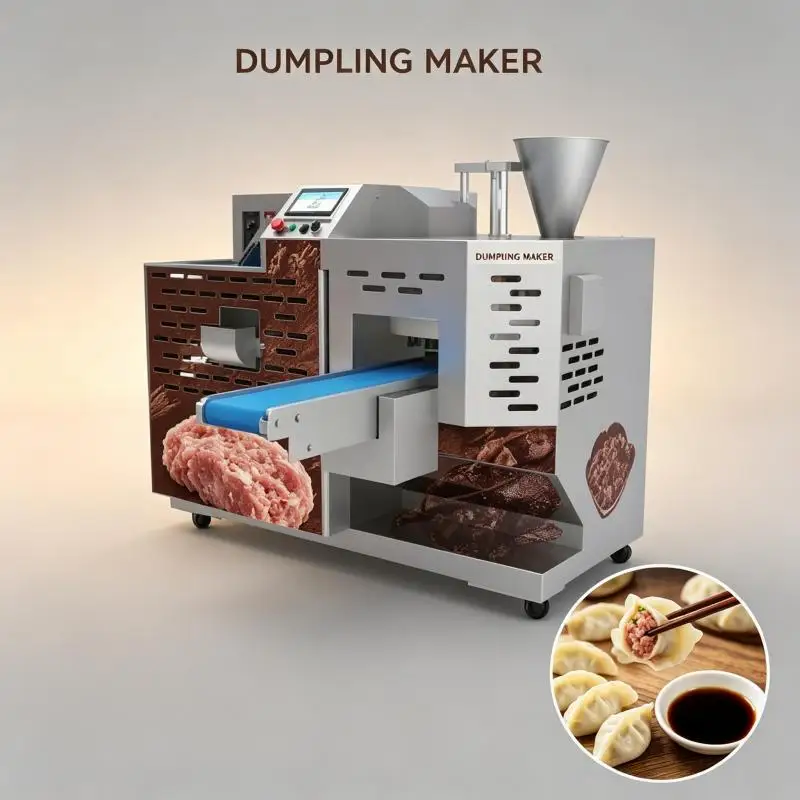 Commercial Dumpling Forming Machine Automatic Wrapper Filling Sealing Equipment for Restaurant Catering Food Production