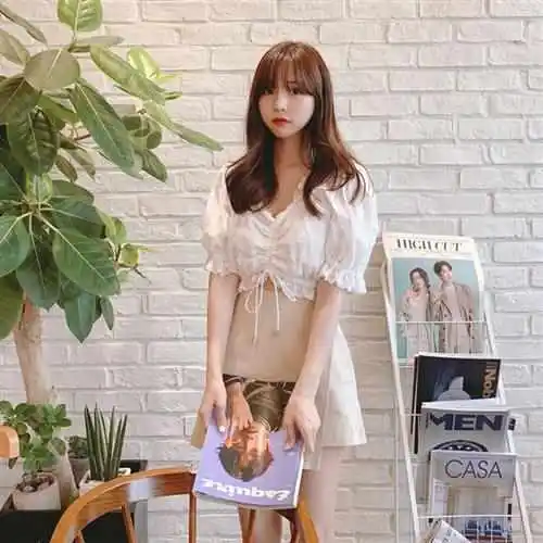 

Bobokateer Women's White Blouse Casual Sle plus Size Knot Ry Cotton Thin Six Sve Length Stand Collar