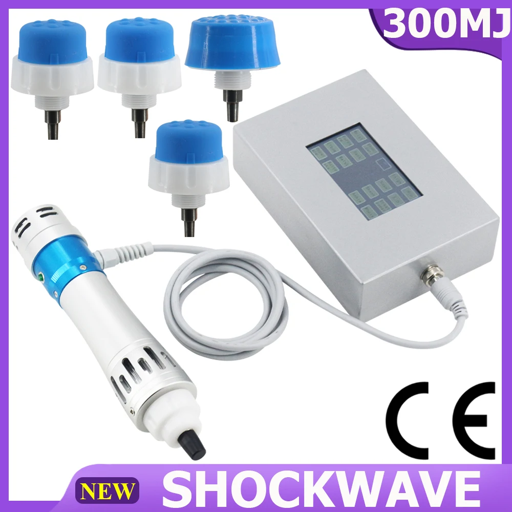 Top Quality Shockwave Therapy Machine For ED Treatment Massage Pain Removal Body Relaxation Massager 300MJ Shock Wave Device