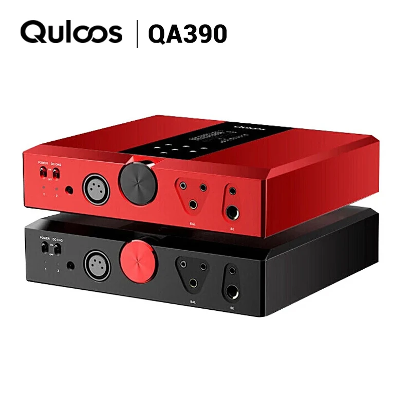 

Quloos QLS QA390 AK4497EQ*2 HiFi Lossless Music Player DAC Decoder Headphone Amplifier