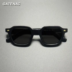 High Quality Acetate Polarized Sunglasses Men Retro UV400 Handmade Sunglasses Women Vintage Luxury Brand Designer Eyewear