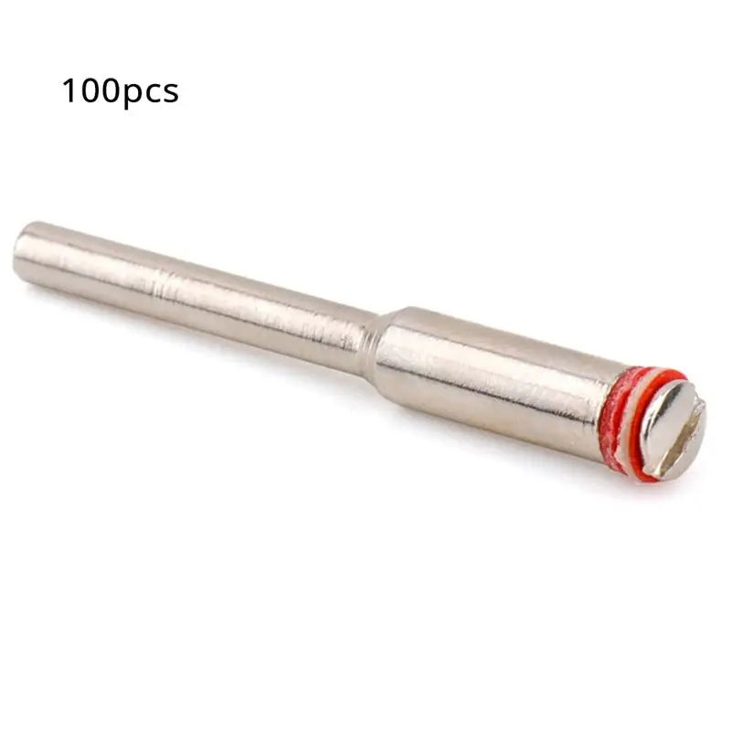 ABRE-3Mm Micro Clamping Rod Rotary Tool Accessories 100 Pieces Polishing Wheel Spindle Cutting Wheel Holder