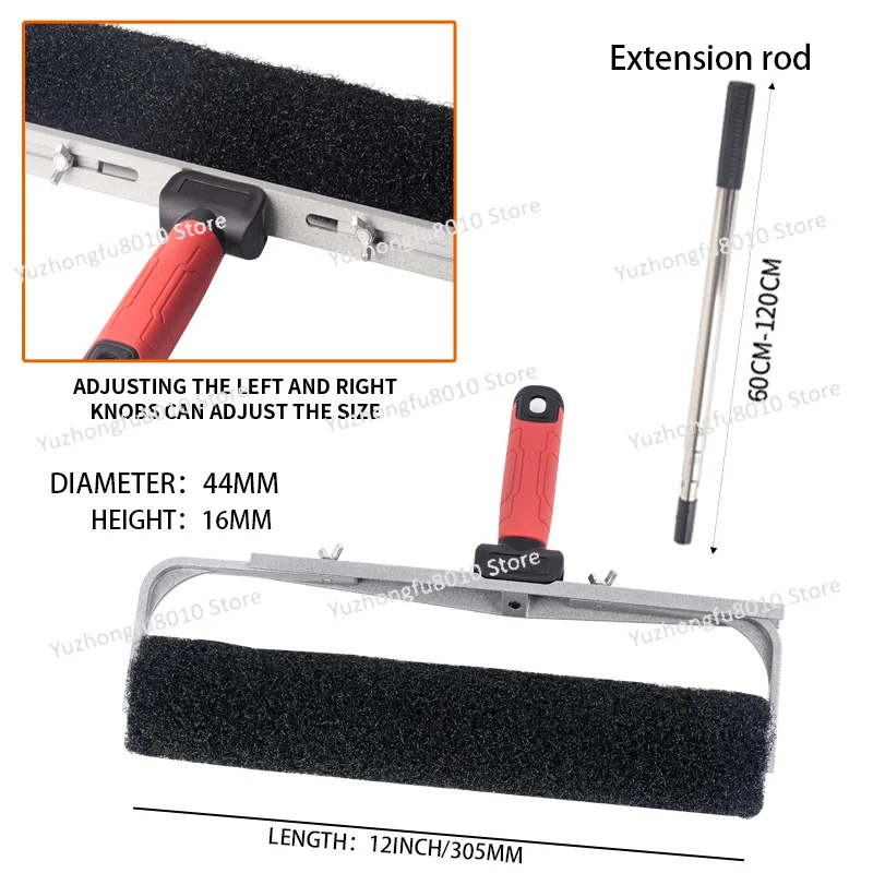Paint tray 18 inch roller brush brushing tool spraying with painting brushes for decorative wall decorative tool with pattern view 2