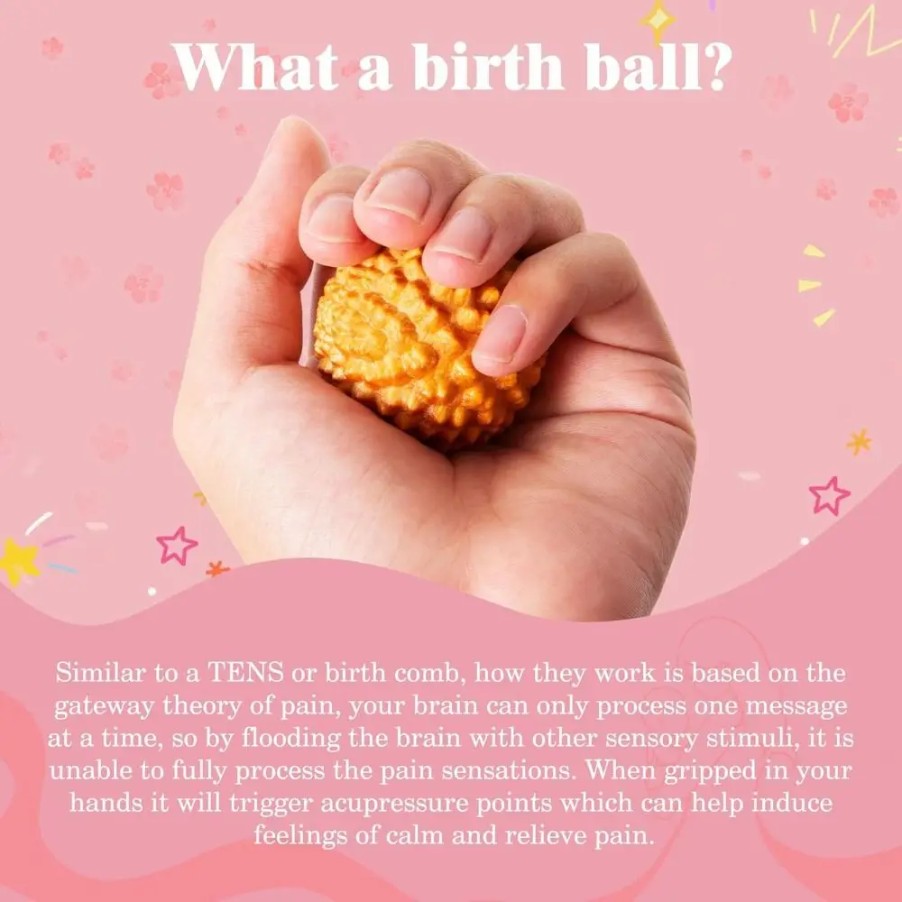 Creative Gift Reusable Birth Comb Wood Portable Birthing Comb Labor and Postpartum Support Multifunctional Comb Dance