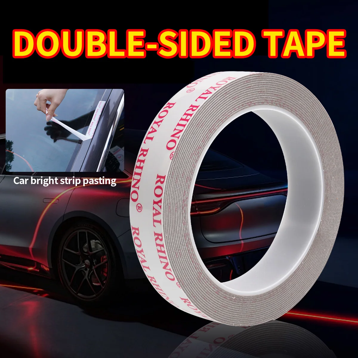 

4.5M Double Sided Adhesive Tape Extra Strong High Viscosity For Car Special Mounting Fixing Tear Off No Residue