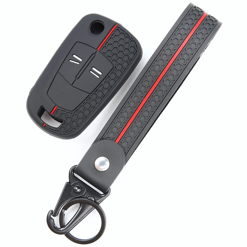 For Opel Astra Zafira Corsa Vectra Meriva Insignia Soft Silicone Smart Key Protector Buckle Loop Holder Stylish Durable