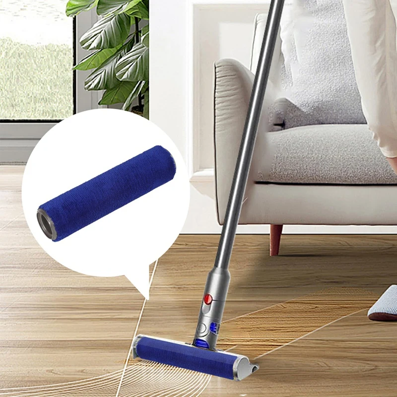 قطع غيار المكنسة الكهربائية A44F-V12 أجزاء فرشاة دوارة مخملية ناعمة