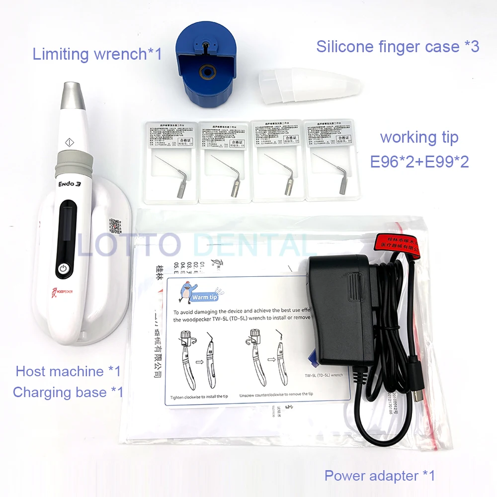 Woodpecker Ultrasonic Endo Activate Device Endo 3 Dental Wireless Endo Ultra Activator do leczenia kanałowego