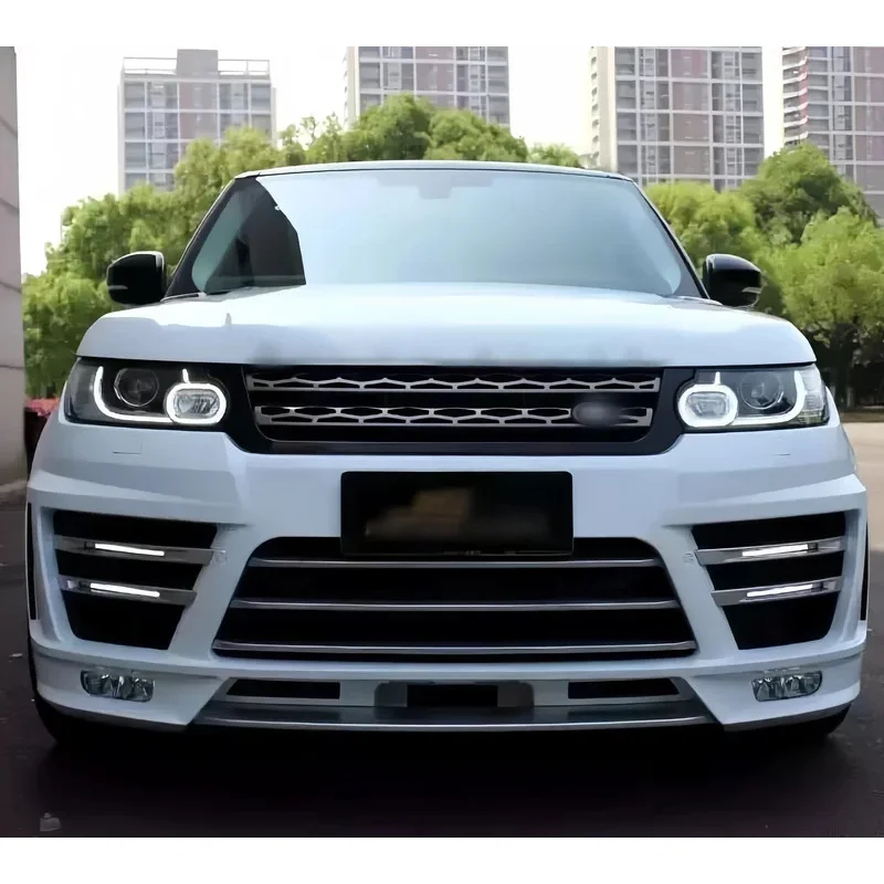 

PP Material Bodykit Sport L494 Upgrade Style Front Bumper Rear Bumper Exhaust Pipes for Range Rover Carton Box