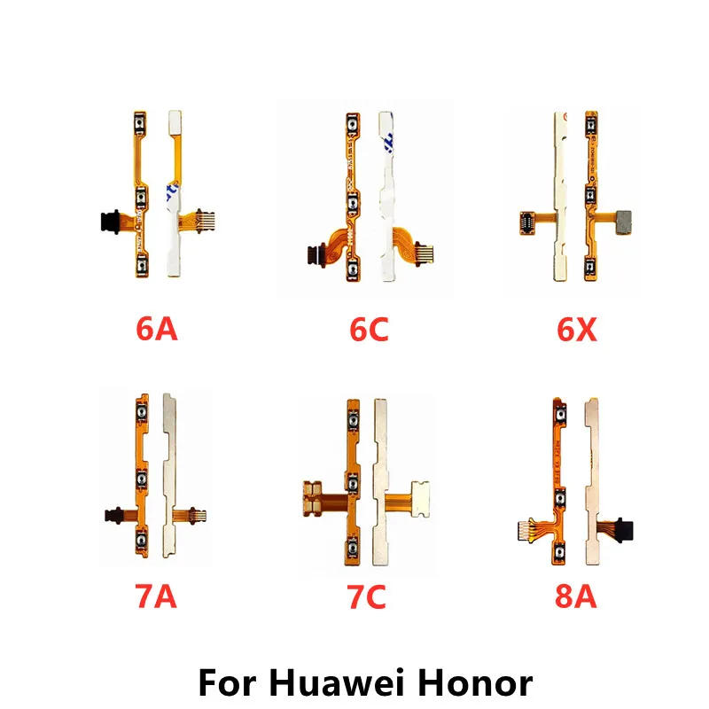 Volume Button Power On Off Switch Key Ribbon Flex Cable For Huawei Honor Play 8A 7A 7C 7S 7X 6A 6X 6C 5C Pro