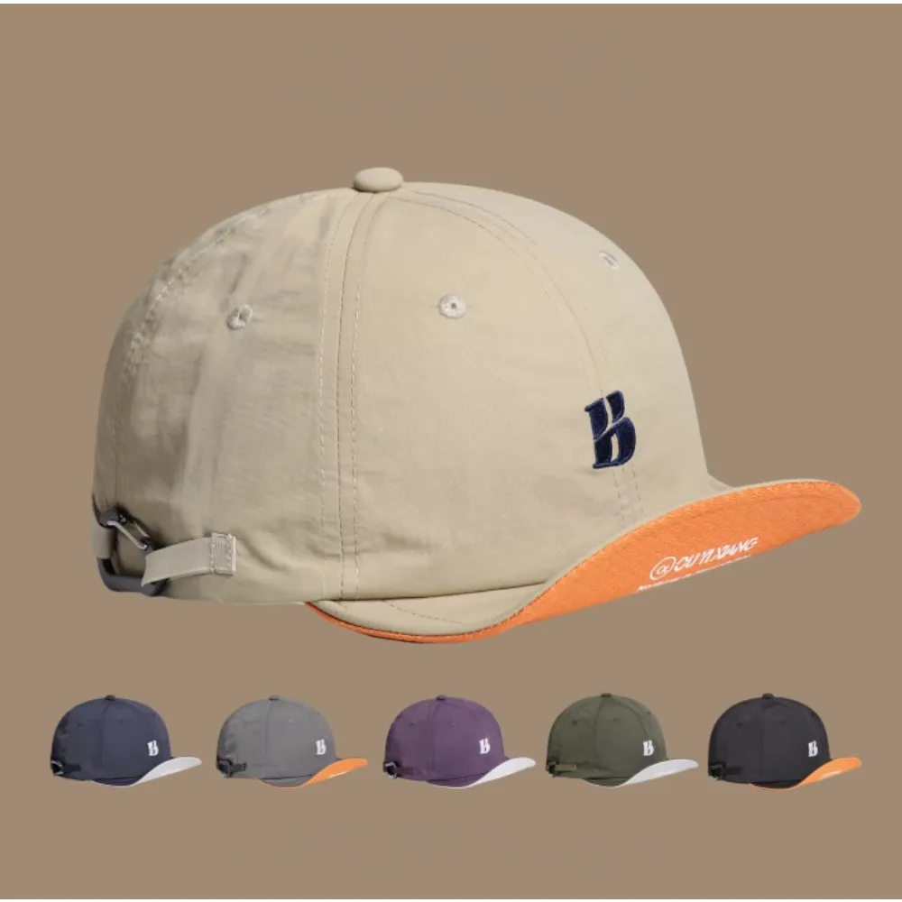 Vintage Running Baseball Cap for Men Women, Quick Dry Fabric with Embroidery Letter Design, Perfect for Outdoor Casual Sports