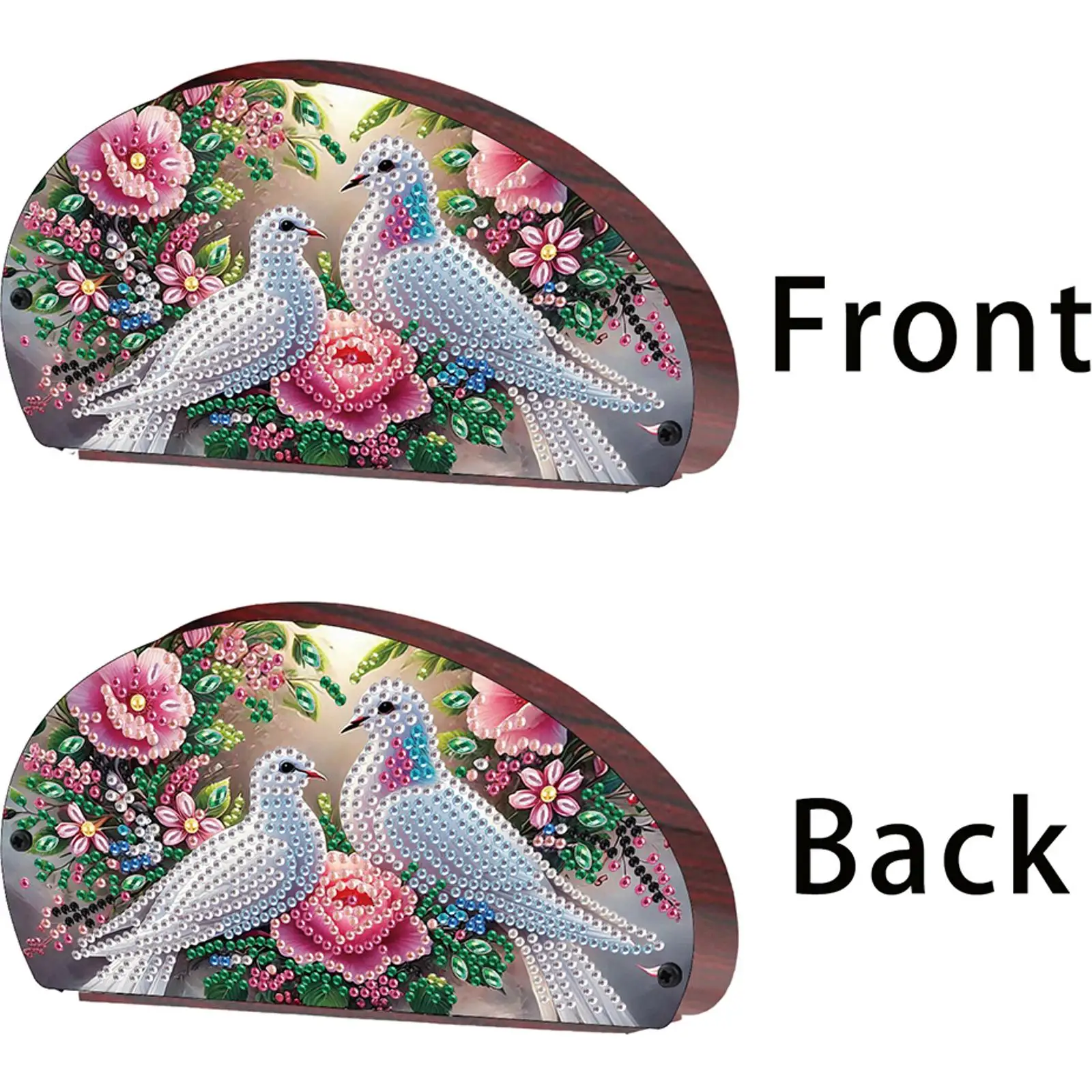 

Wood Bird Diamond Painting Storage Rack DIY Diamond Art Sundries Container