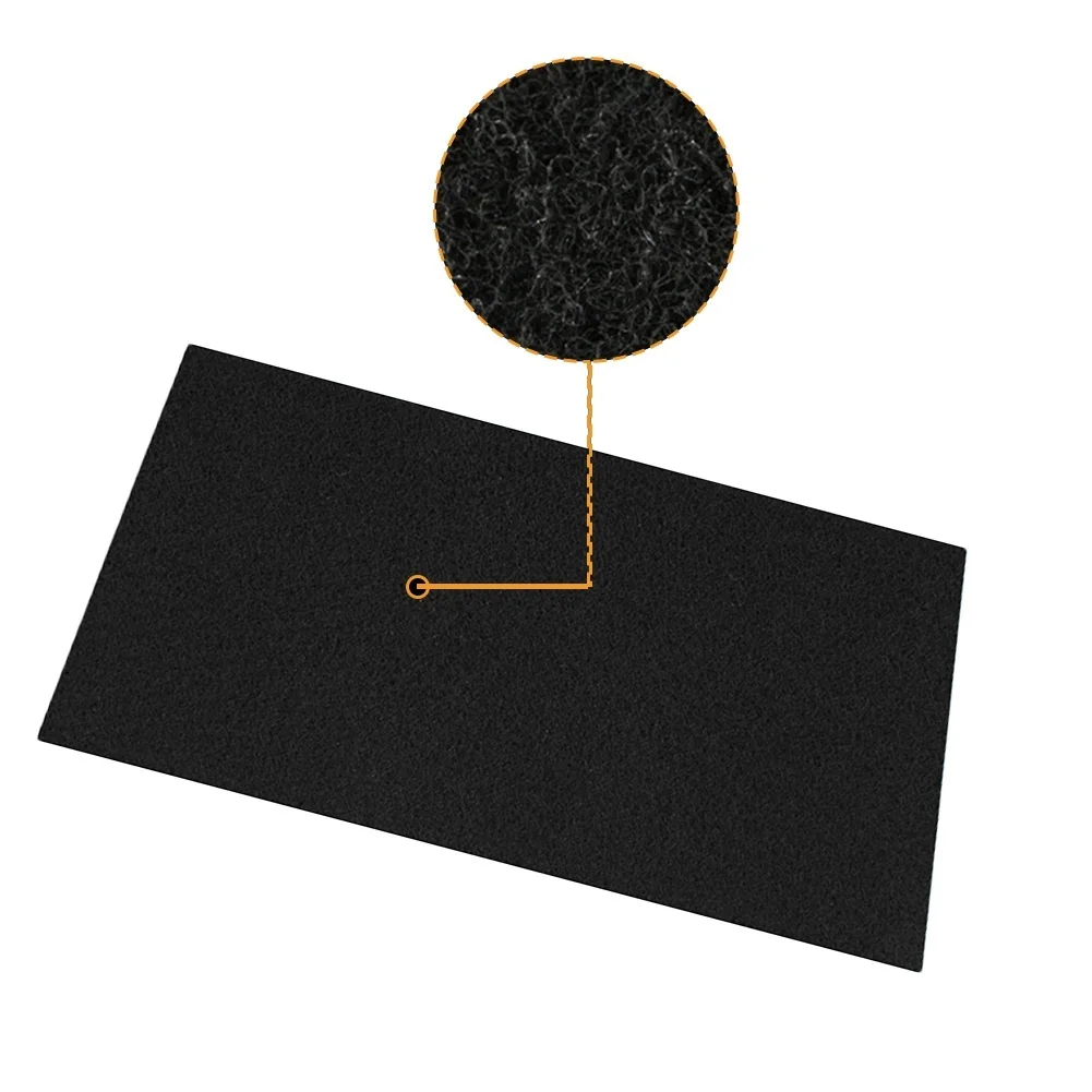 2PC Black Activated Carbon Filter Cotton Support Air Filter Parts Smoke Exhaust Sponge Air Purifiers Filter Cotton 238x114x5mm