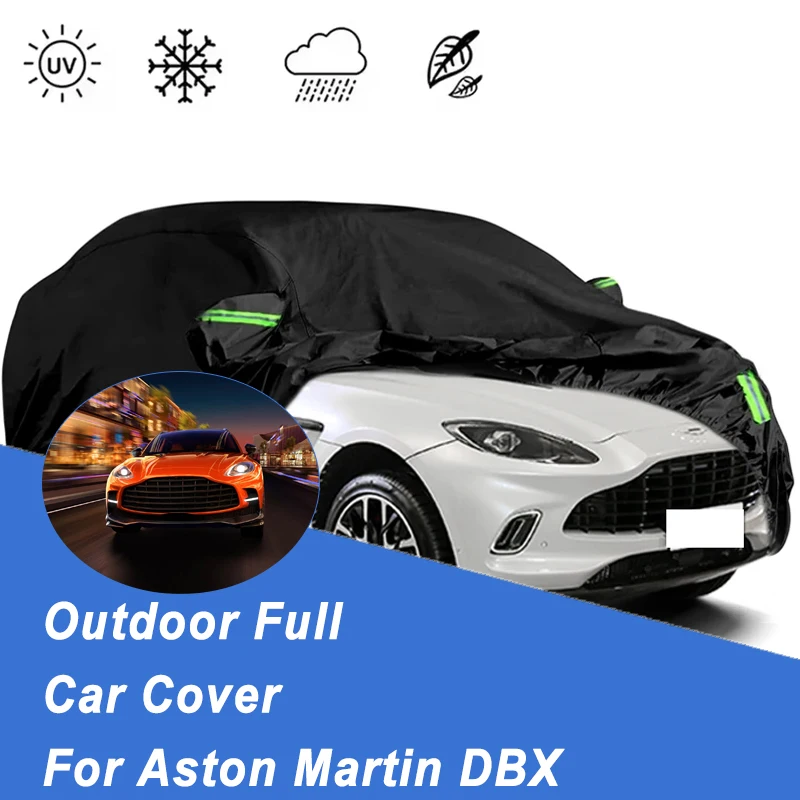 

For Aston Martin DBX All-Season Outdoor Car Cover - 210T Oxford Cloth, Snowproof Dustproof Waterproof Sunproof Auto Shield
