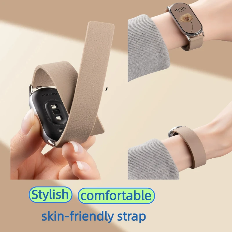 

Silicone Strap for Xiaomi watch Band 8/9/10 14mm Smart Band NFC Magnetic Silicone for Xiaomi Mi Band 10 9 8 Strap Accessories