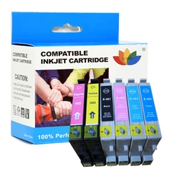 6x T0481 T0482 T0483 T0484 T0485 T0486 Compatible Ink Cartridges for Epson Stylus R300 R340 RX500 RX620 Printer
