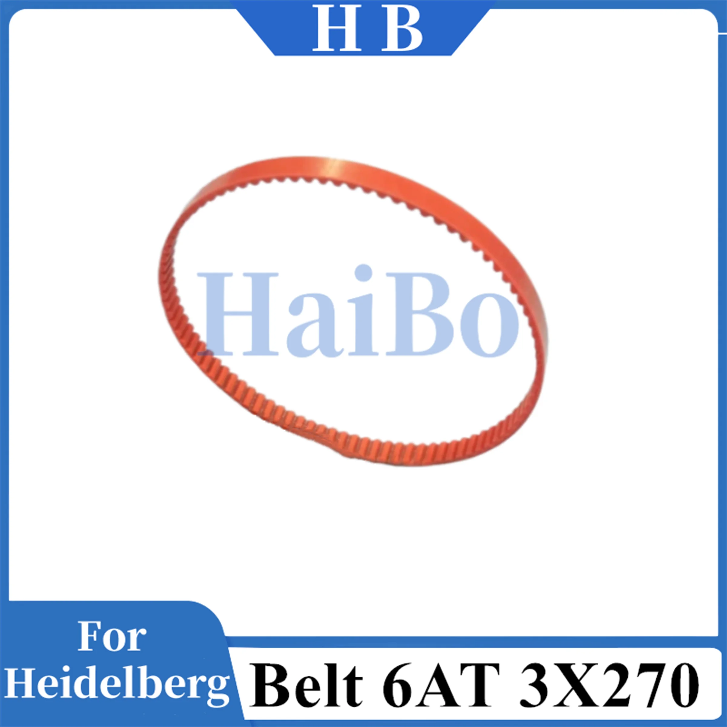 HaiBo Best Quality 00.580.6807 Toothed Belt for Heidelberg SM74 PM74 CD74 Offset Printing Machinery Accessories Pully Lay Belt