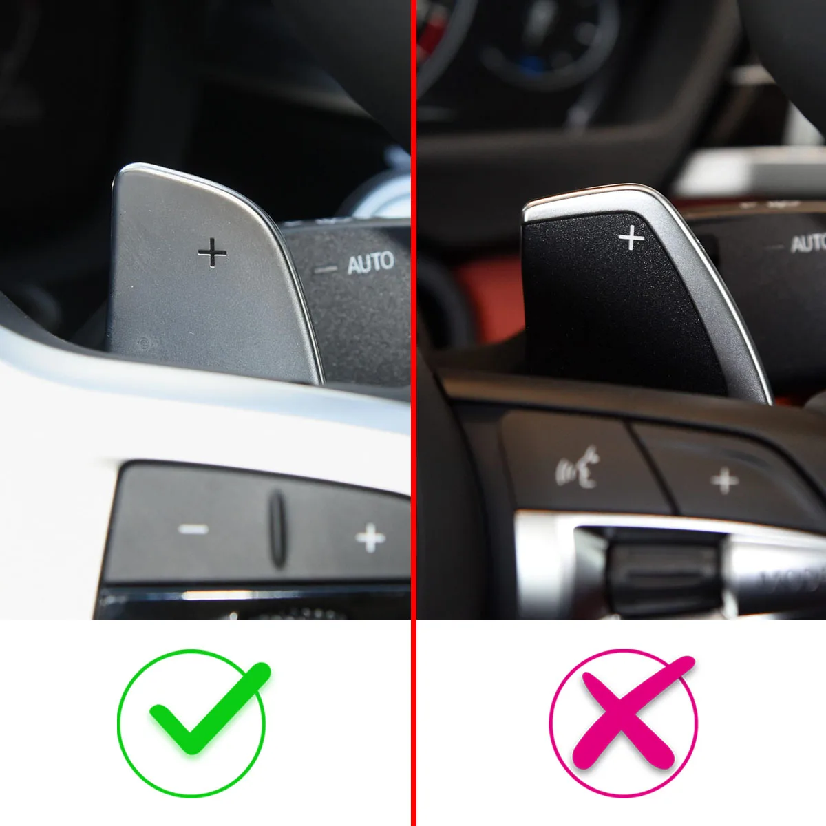Steering Wheel Paddle Shifter Extension For BMW X3 X4 X5 X6 X7 Z4 M135i 220i 330i 430i 530i 540i G20 G30 G05 Gear Shift Trims