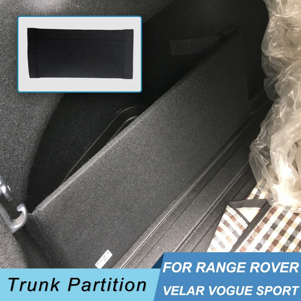 For Range Rover Velar L560 Vogue L405 Range Rover Sport L494 Trunk Side Storage Organizer Board Partitions Plate Shield Plank