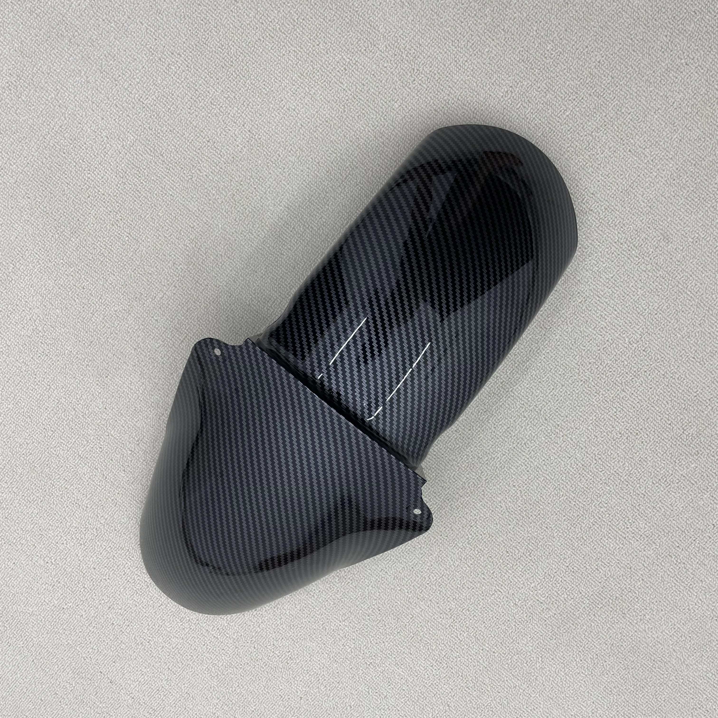 دراجة نارية هدية كاواساكي نينجا ZX6R 636 2000 2001 2002 ألياف الكربون الطلاء ألياف الكربون الطلاء الأمامي واقي الطين #5