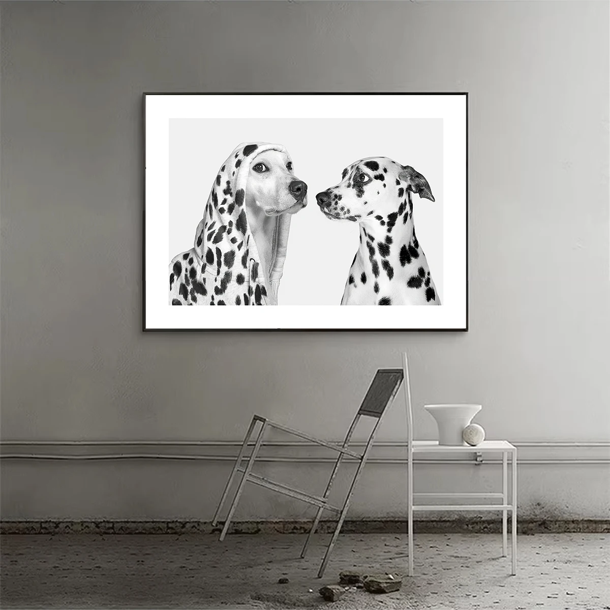 Modern Nordic Cute Dalmatian Canvas Print Painting Poster Living Room Home Decor Porch Wall Painting Replaces Core