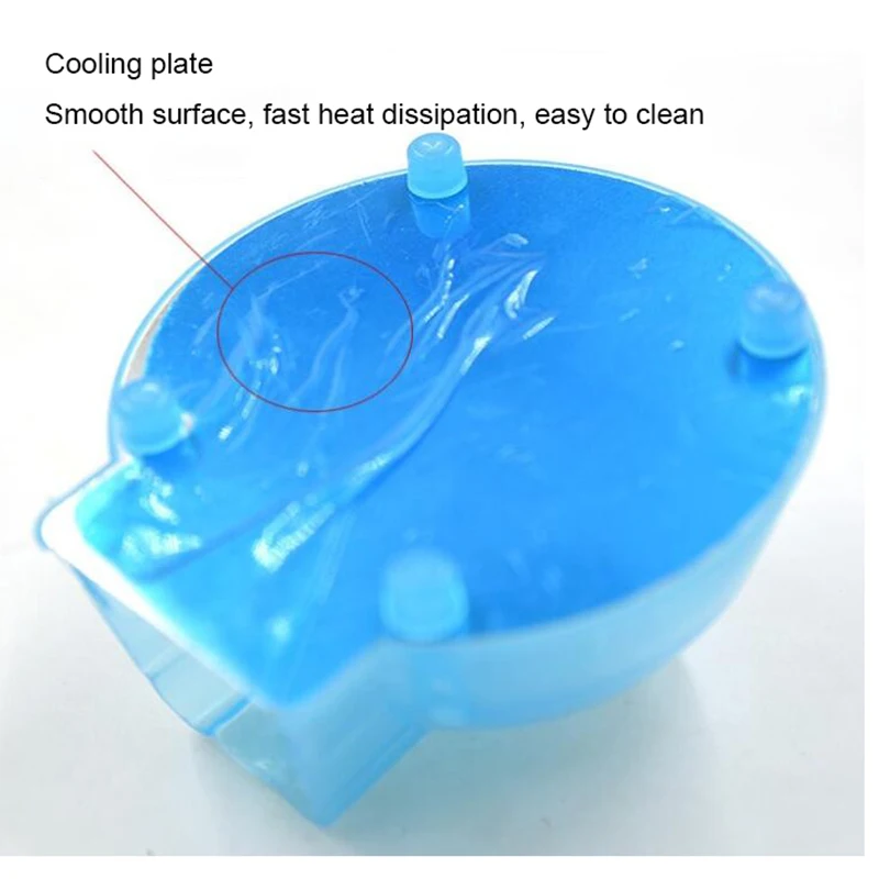 Summer Cool Hamster Squirrel Arch Cooling Down Plastic House Small Pet Cage Bed Play Toy Blue Pink Color Great
