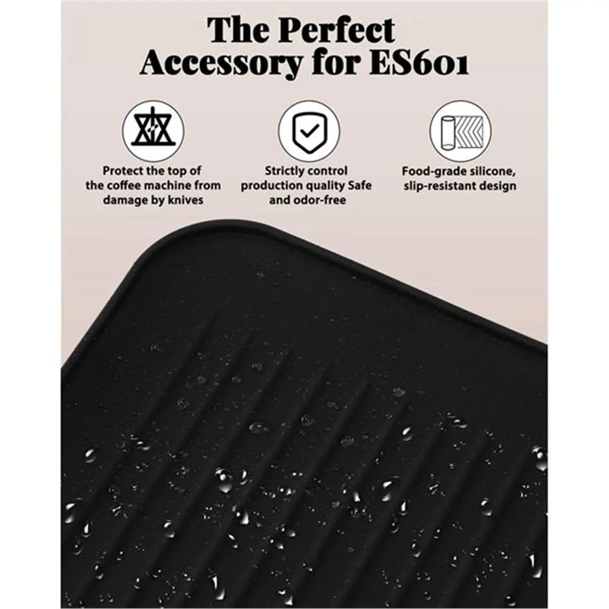 Appliance Parts Sliding Mat for ES601 Espresso Coffee Machine Smooth Glide with Anti-Slip Base Pad Smooth Glide Coffee Mat