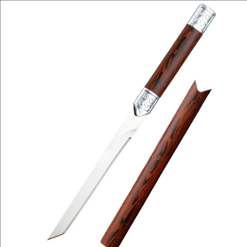 2024 New stainless steel sharp fruit knife, barbecue small straight knife, high-end portable EDC pocket knife, steak knife