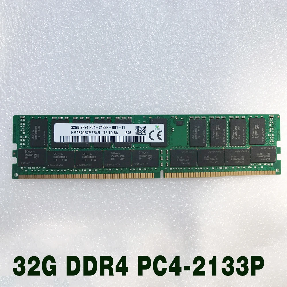 

1 pcs RAM 32GB ECC REG HMA84GR7MFR4N-TF For SK Hynix Memory High Quality Fast Ship 32G 2RX4 DDR4 PC4-2133P