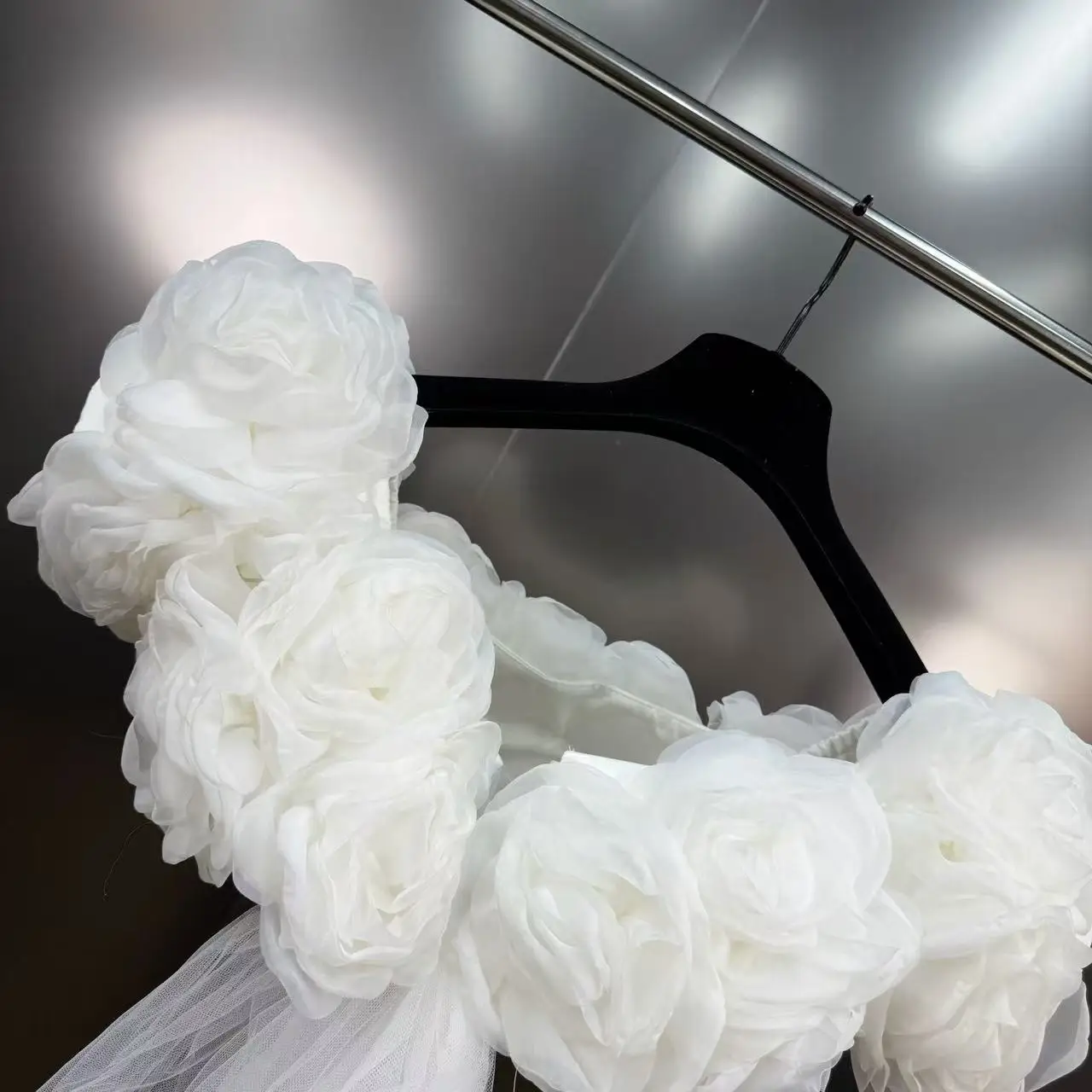 أزياء المرأة قطعتين مجموعة زهرة الديكور دنة الربط أكمام ارتداءها النادي الليلي عيد ميلاد الزي الأنيق