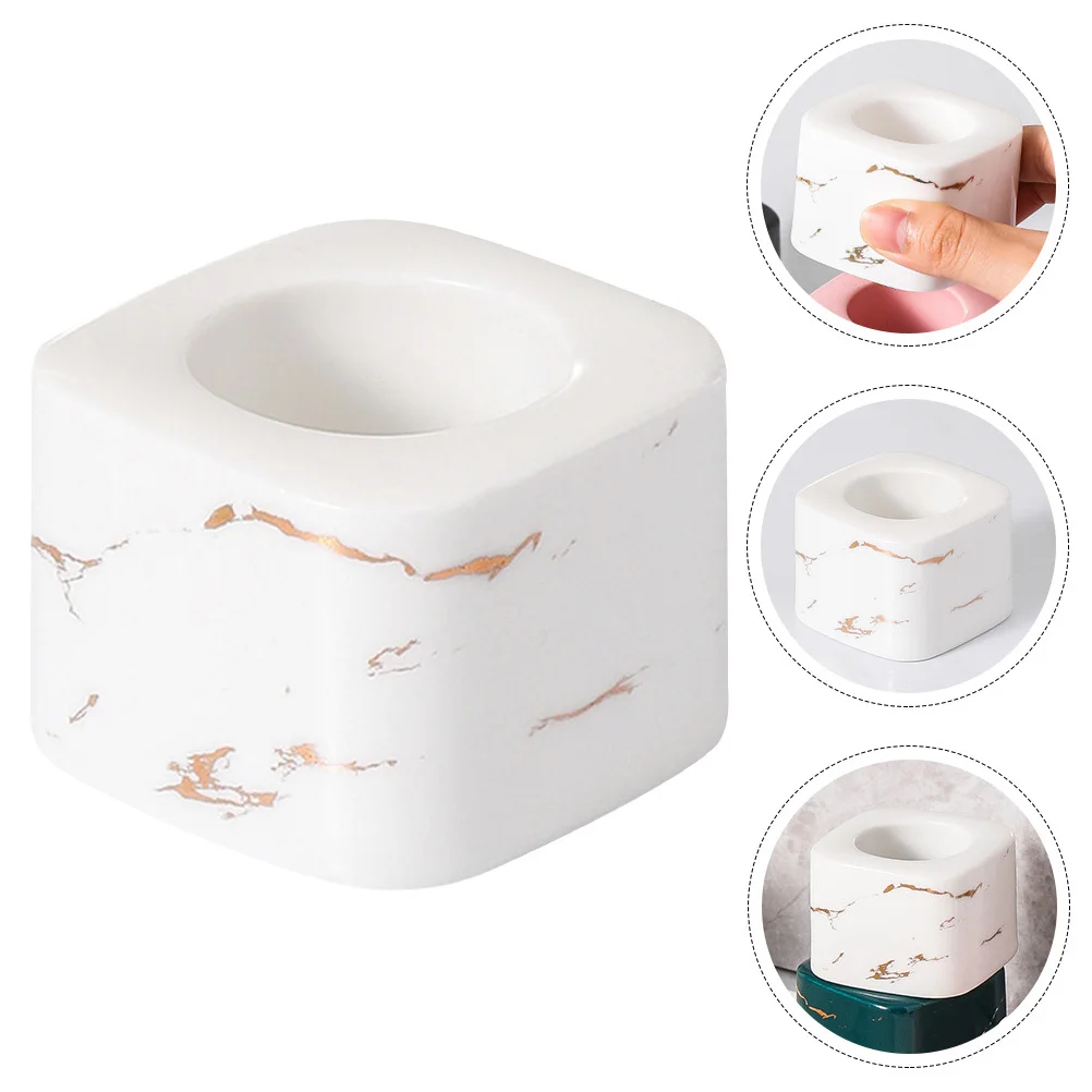 

Electric Toothbrush Holder Bathroom Small Stand Ceramic Holders for Bathrooms Shower Toothbrushes Stands