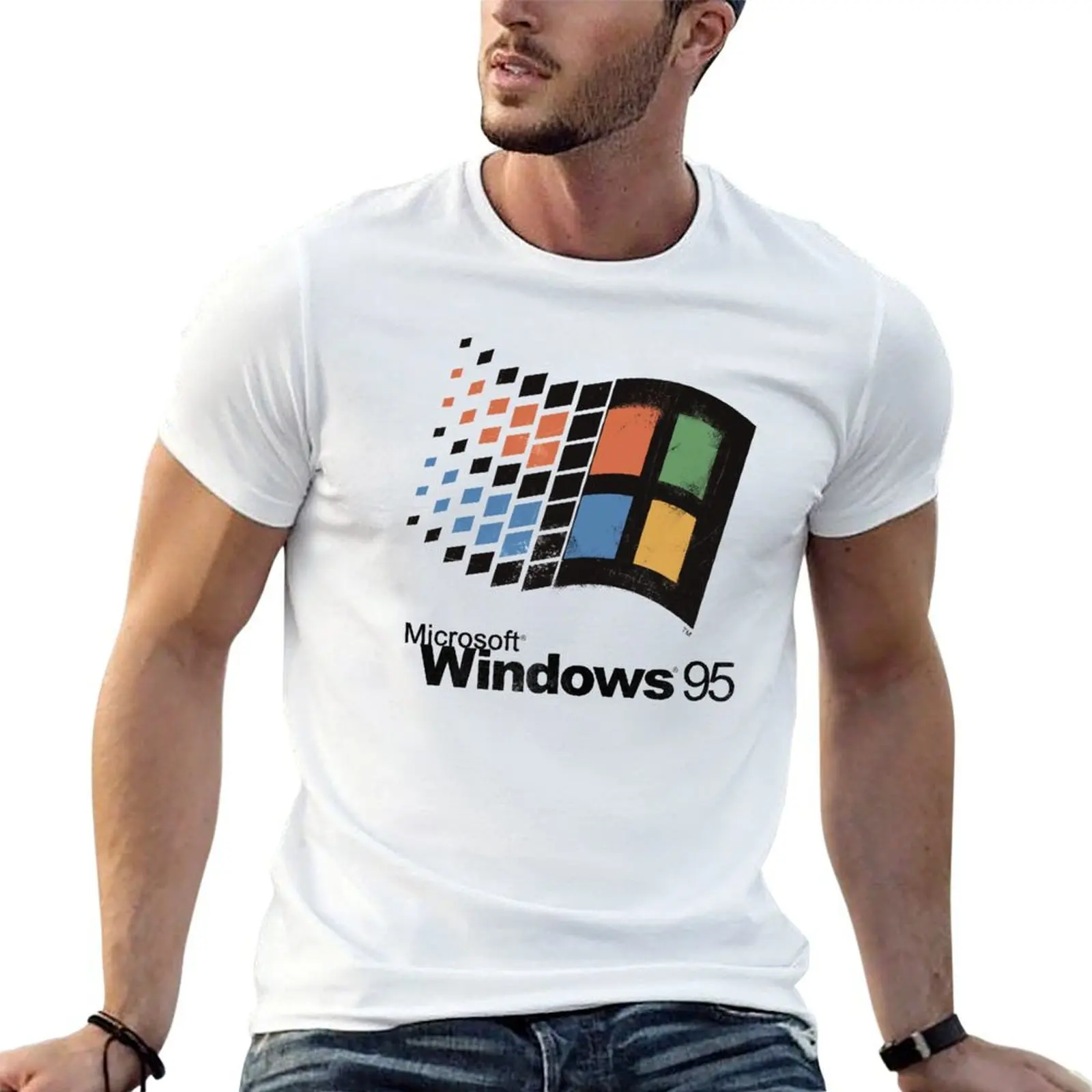 

Technology System T-Shirt cotton t shirt man t shirts for man cotton soft T-Shirt