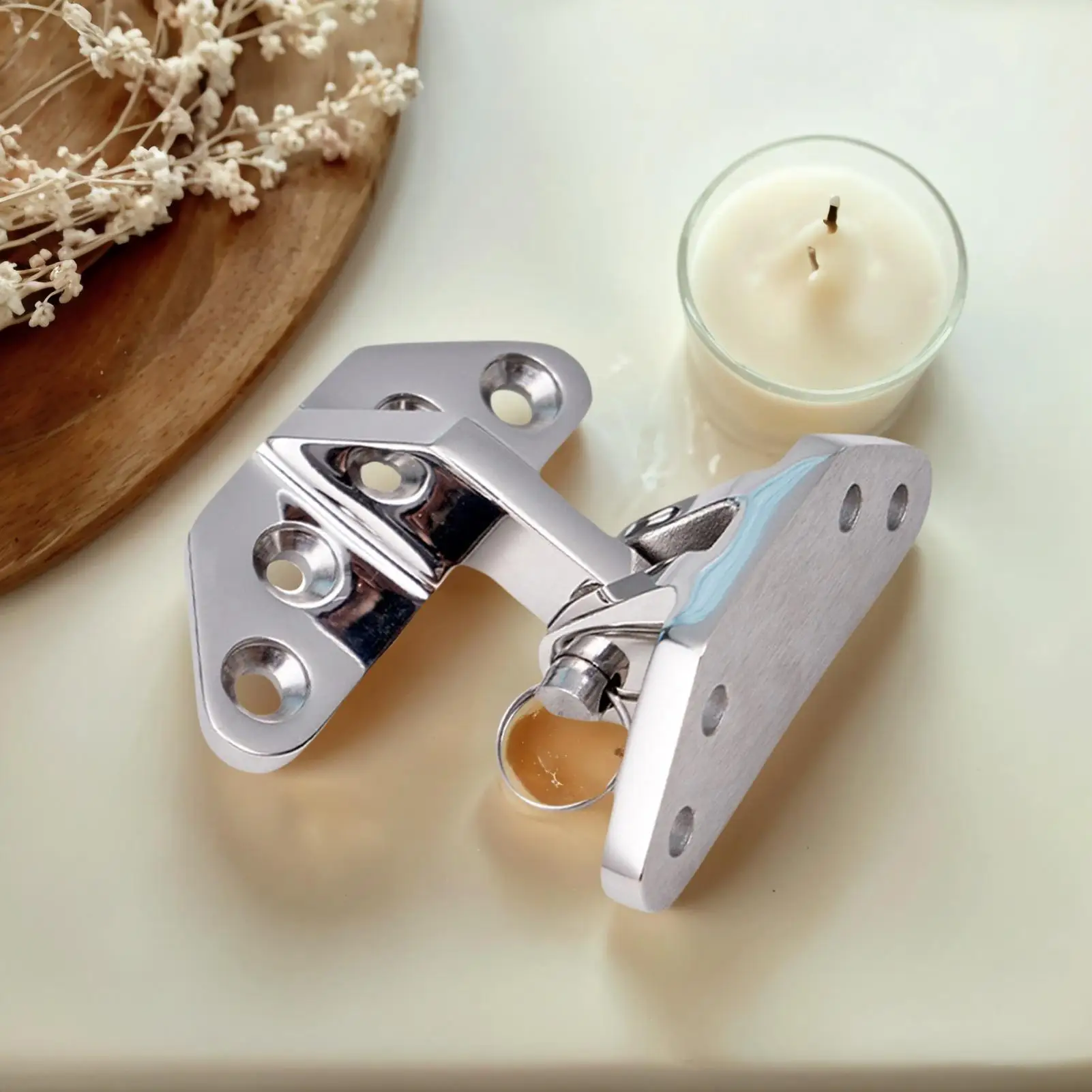 Marine Stainless Steel Hatch Hinges Marine-Grade Butterfly Design Support Heavy Duty Hinges for Cabinet Gate Furniture Boat