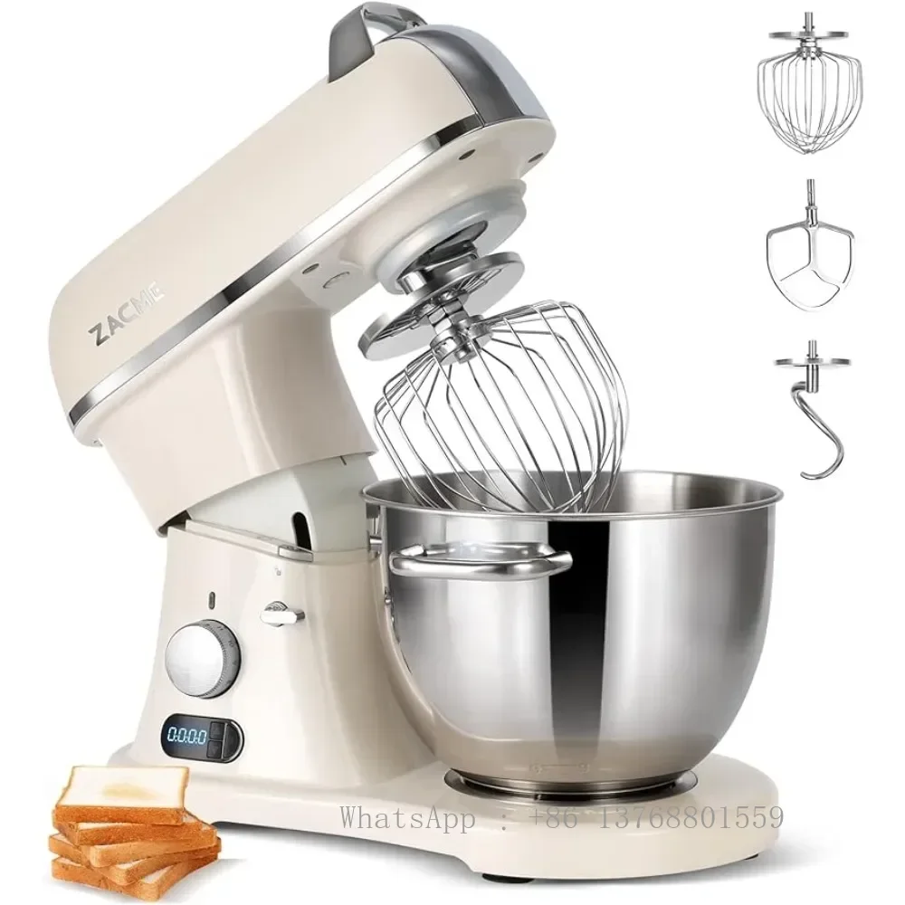 8.4QT Commercial Stand Mixer 800W With Aluminum Cast Body And NSF Certified, Kitchen Electric Mixer