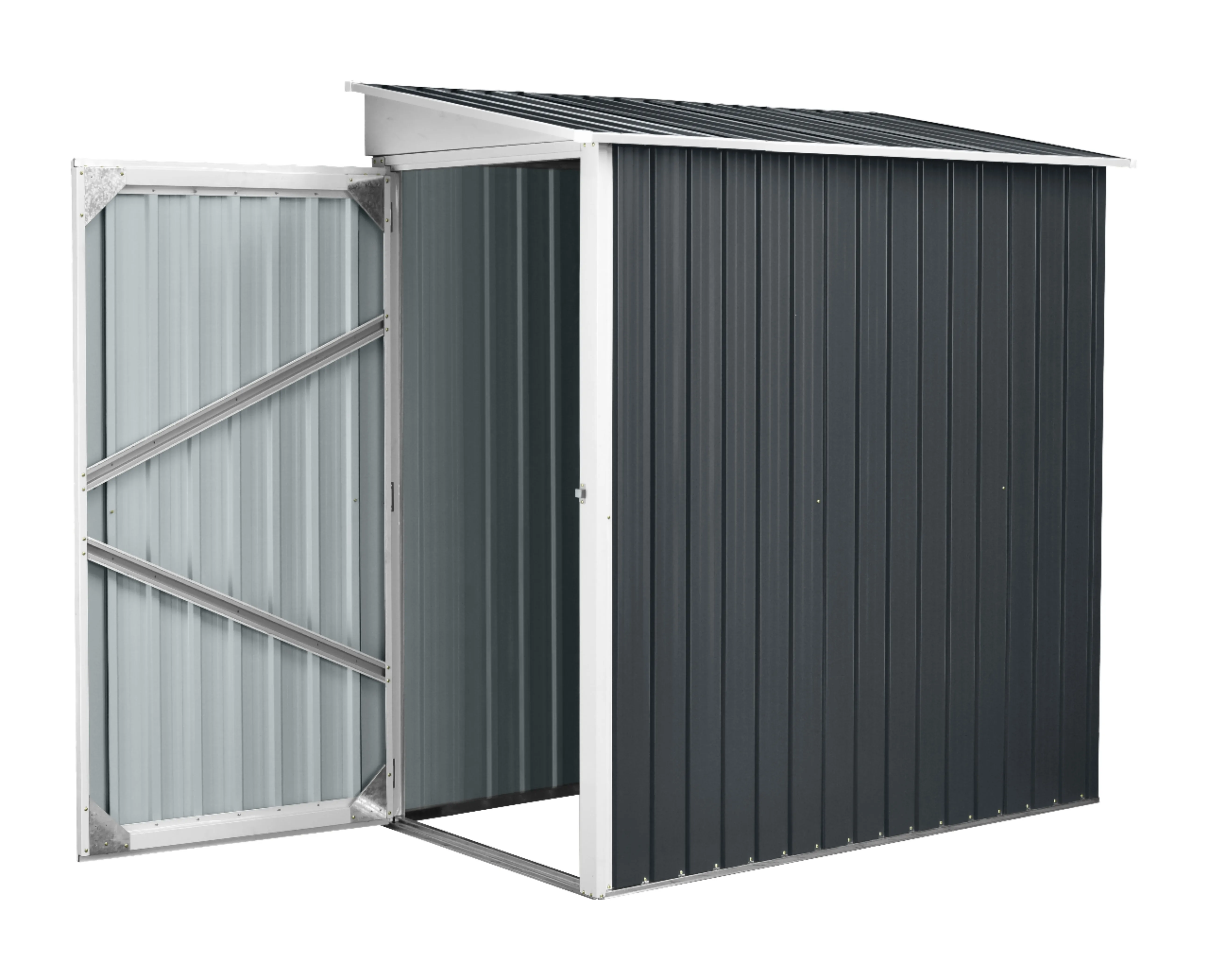 Outdoor Economy Type Metal Storage Shed, Easily Assembled with Anti-corrosion Function Garden Tool Room