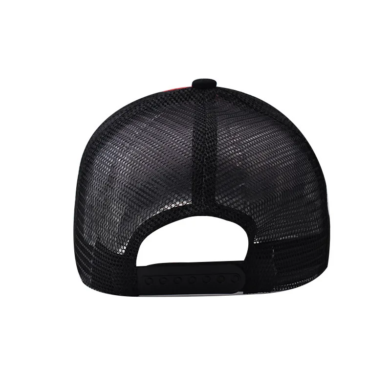 Custom Logo Basic 5 Panel Mesh Hat For Women Summer Sunshade Breathable Baseball Caps Men Outdoor Sport Truck Dad Cap