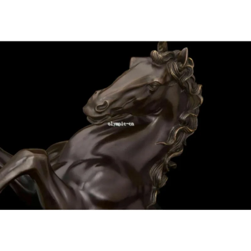 Imagem -04 - Estátua de Bronze Cavalo Correndo Escultura de Arte Animal Auspicioso 18