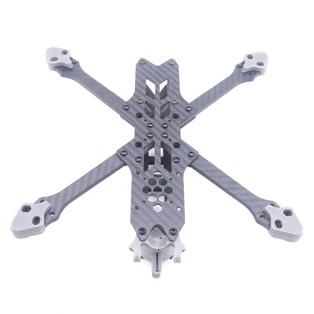 TEOSAW Dipper 5 230mm Wheelbase Thickness X Type 5 Inch Freestyle Frame Kit Support VISTA / DJI Air Unit for RC Drone FPV Racing