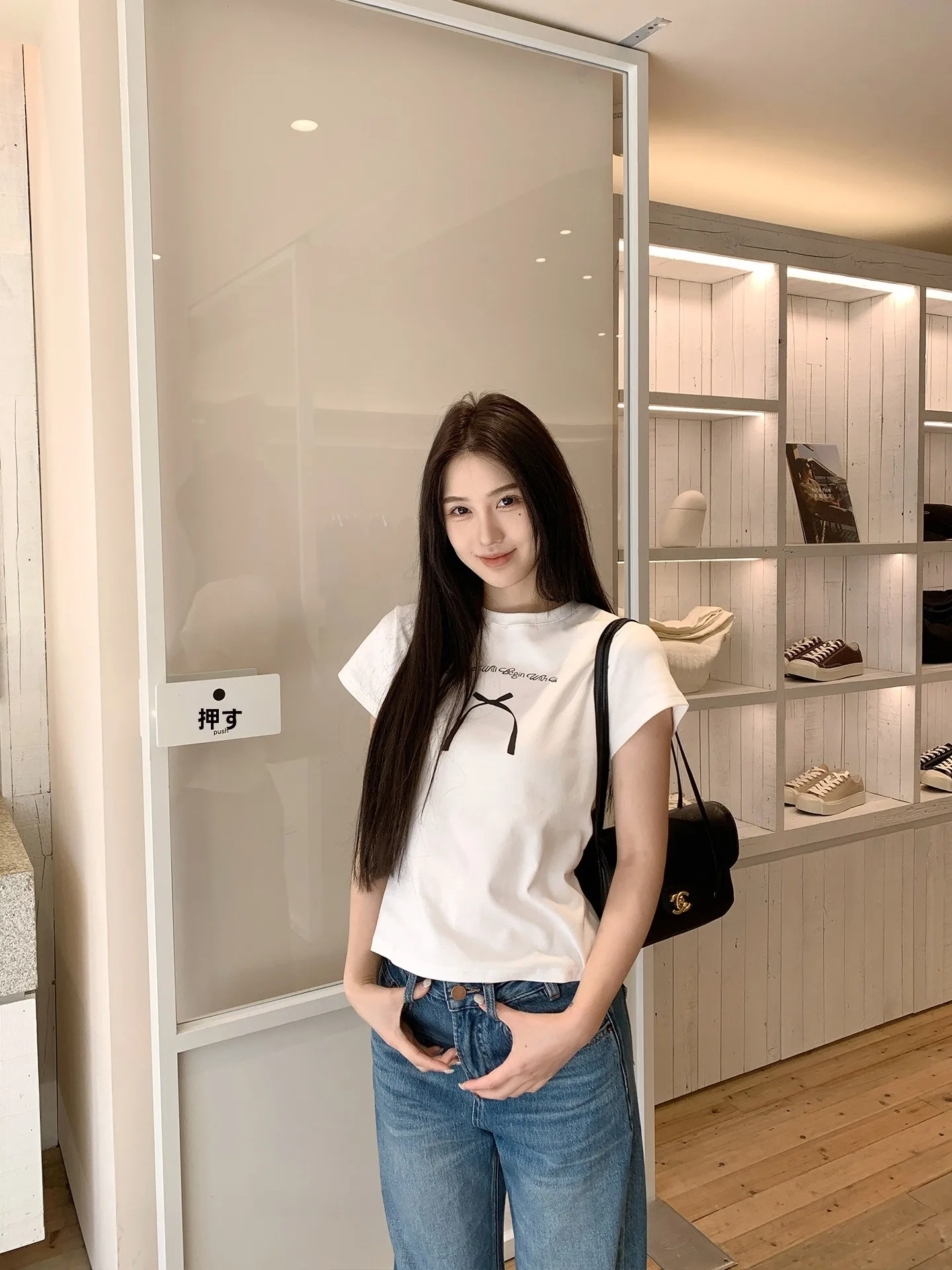 

Женская футболка Slim Fit с круглым вырезом и короткими рукавами, весна-лето, дышащая, удобная, с принтом, повседневная, универсальная SONG SONG