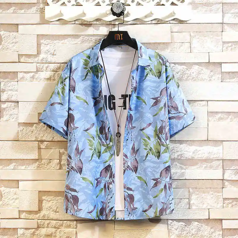 2025 Men's Hawaiian Shirt 3D Sunflower Print T-Shirt Floral Single Row Button Shirt Lapel Large 5XL Casual Style Men Boy Beach
