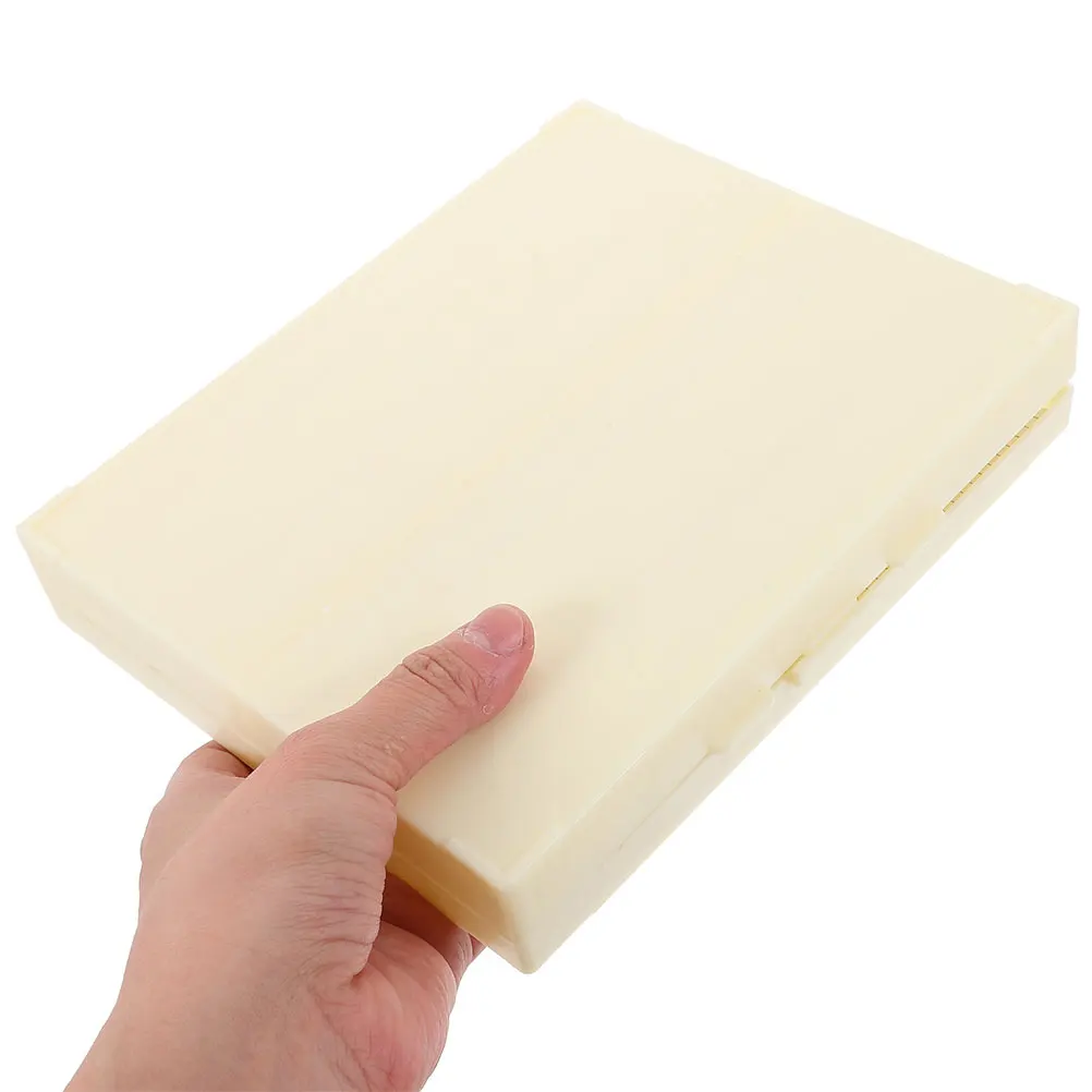 

2 Pcs Microscope Container Storage Double Row Case Tray Equipment