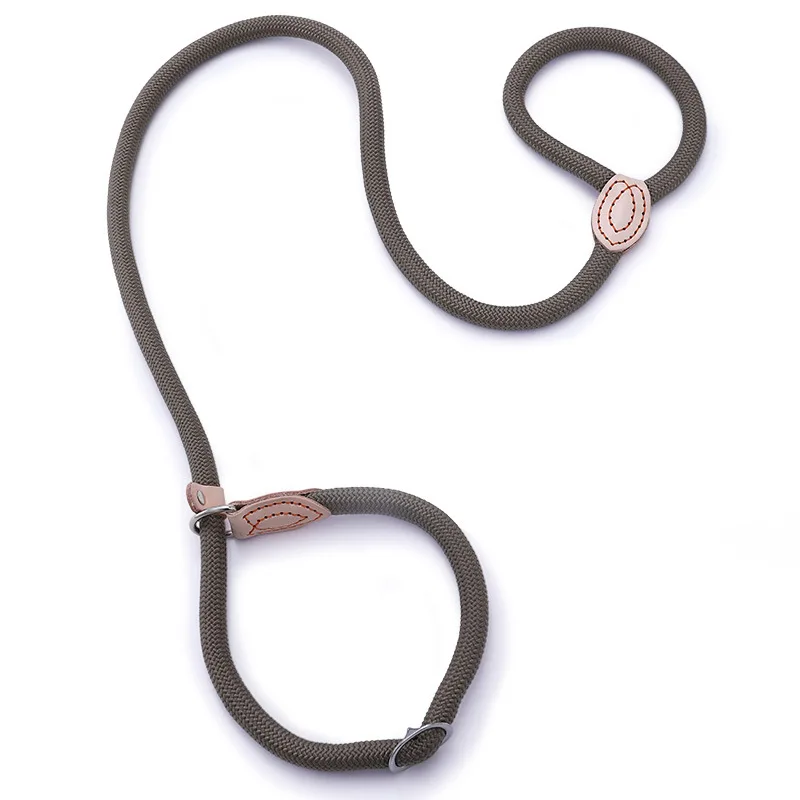 

Dog Leash P Chain Collar for Small Medium Dogs Anti-Pull Anti-Break Walking Rope Pet Traction Leash Training Chain for Safety
