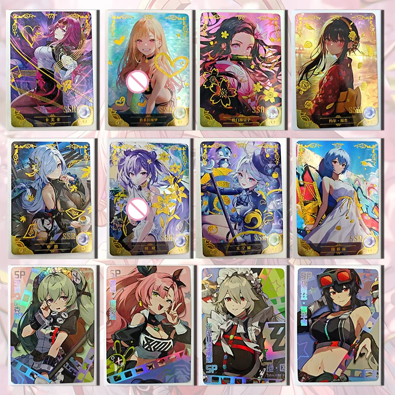 

Goddess Story 10M06 SSR SP карта Yor Forger Kitagawa Marin Kafka Furina Keqing коллекция игрушек для мальчиков подарки на день рождения и Рождество