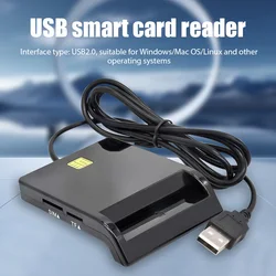 USB SIM Smart Card Reader For Bank Card IC/ID EMV SD TF MMC Cardreaders USB for Windows 7 8 10 Multi-in-one Smart Card Readers