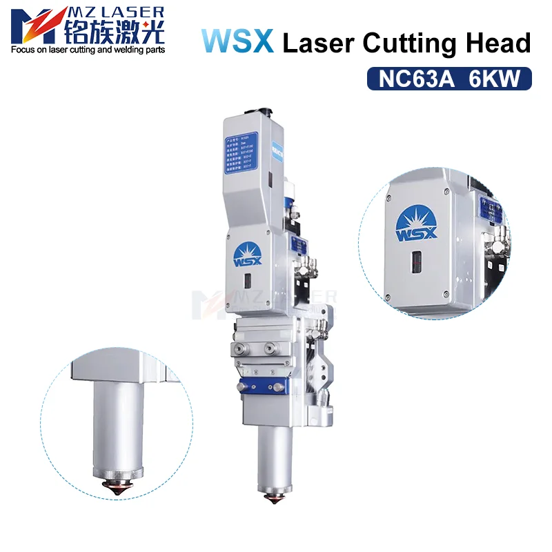 Ming WSX NC63A 6000W FC  Cutting Head QBH/QD/G5 for Fiber   Machine Auto Focus