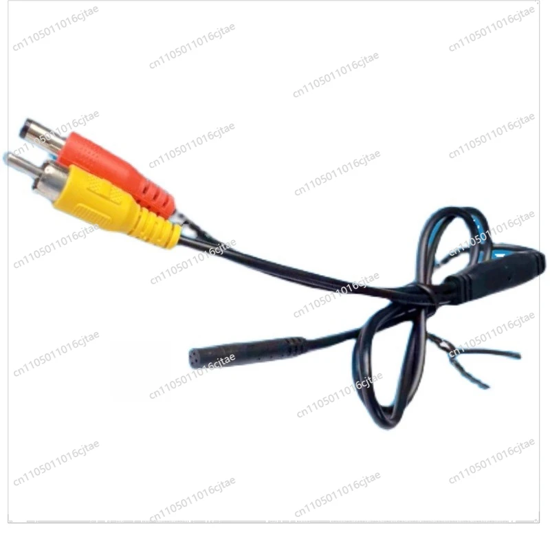 For 4-Pin Plug To AV Streaming Media Recorder, Reversing Image 4-hole To AV Conversion Head