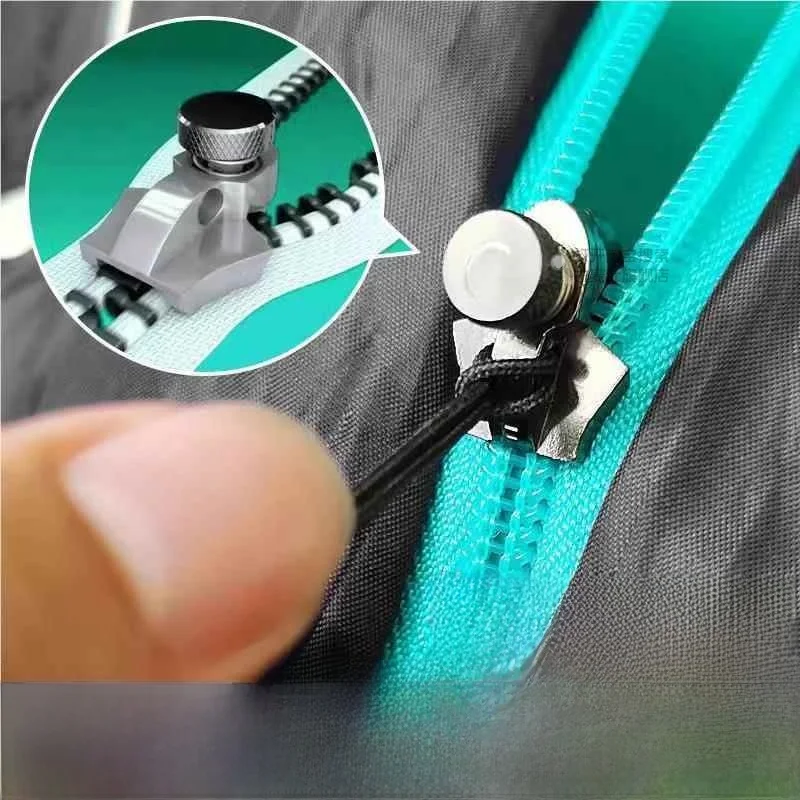 

Универсальные сменные бегунки для молний: пластиковые и металлические, съемные, для ремонта Bapa, инструменты для шитья своими руками, набор для фиксации молний