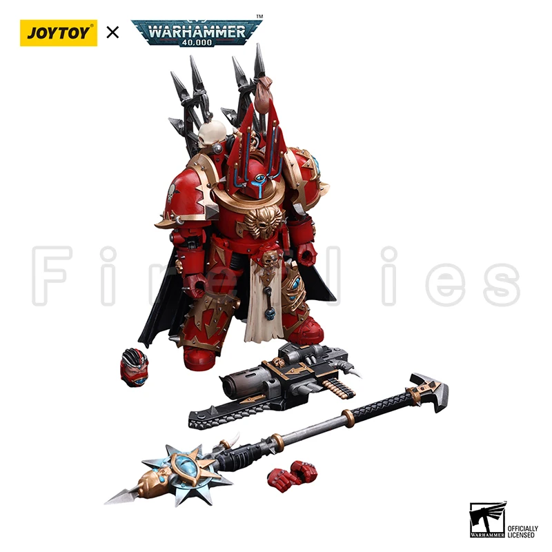 1/18 JOYTOY Figurka akcji 40K Chaos Crimson Slaughter Sorcerer Lord In Terminator Armor Model anime